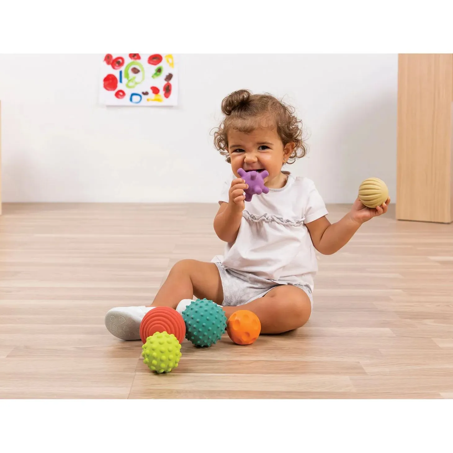 Miniland Educational Sensory Balls, Set of 6