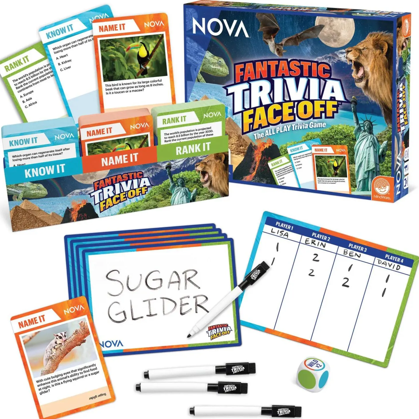 NOVA Fantastic Trivia Face Off by MindWare