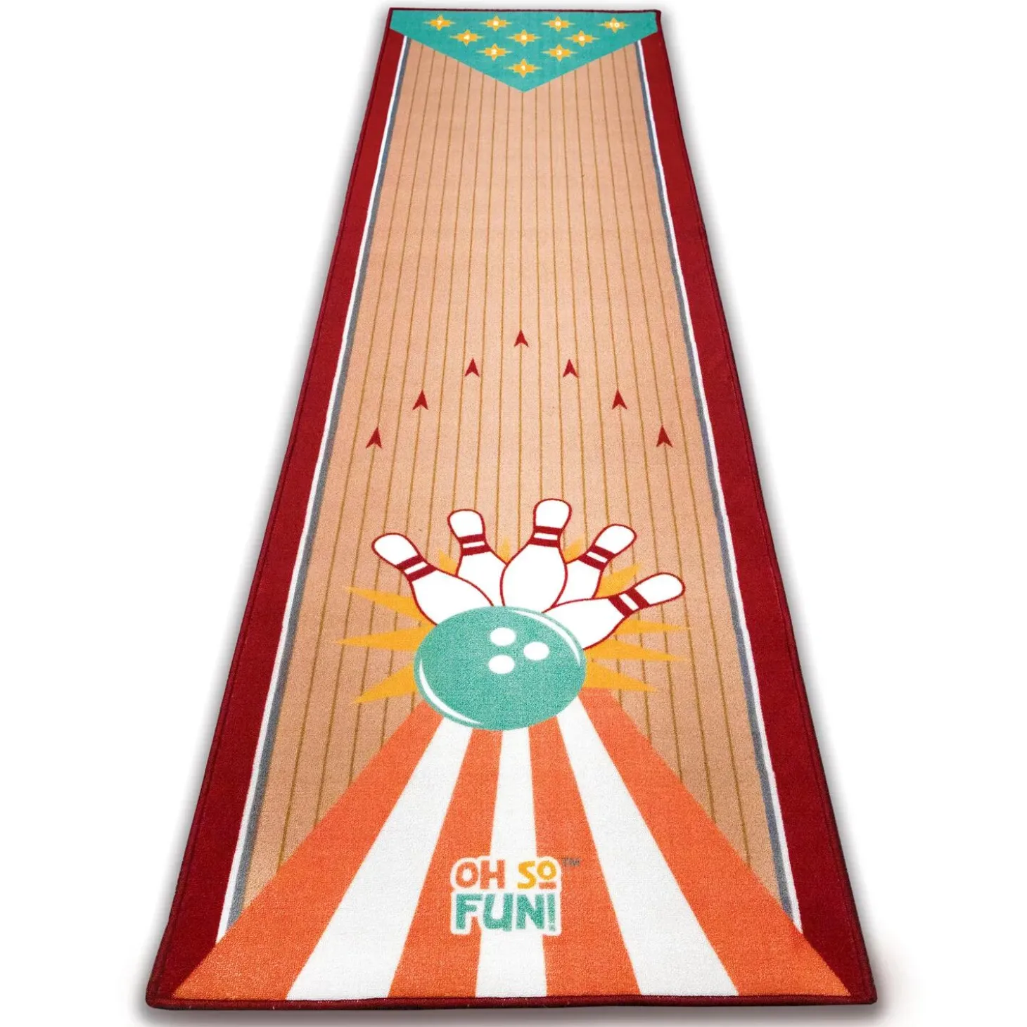 Oh So Fun! Bowling Rug for Kids