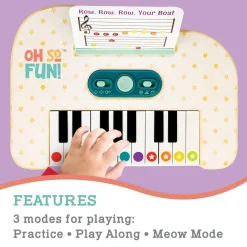 Oh So Fun! Take-Along Toddler Piano Toy