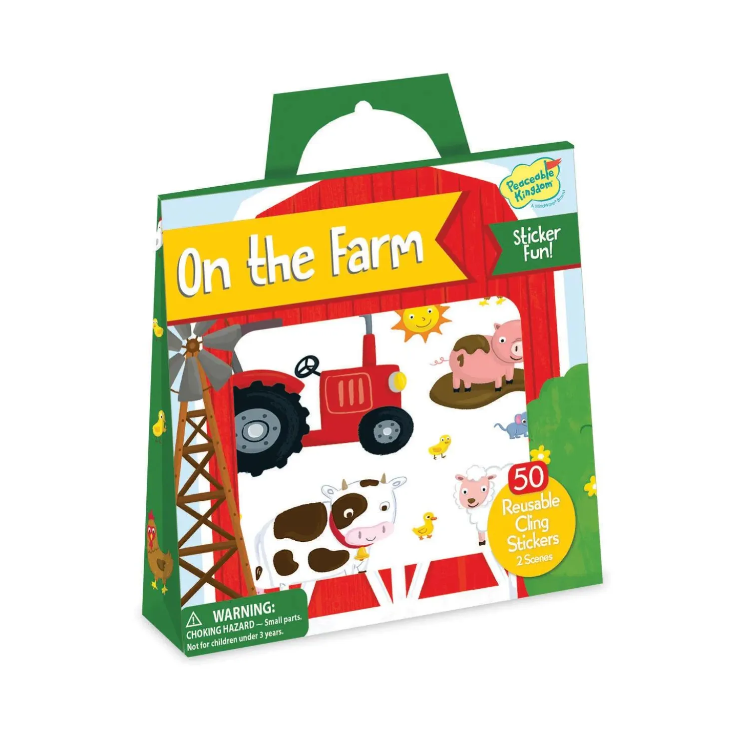 On The Farm Reusable Sticker Tote