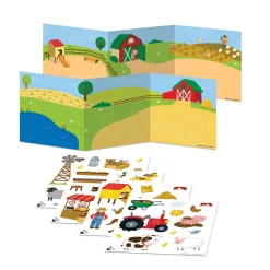 On The Farm Reusable Sticker Tote