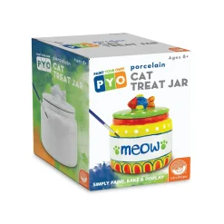 Paint Your Own Porcelain: Cat Treat Jar