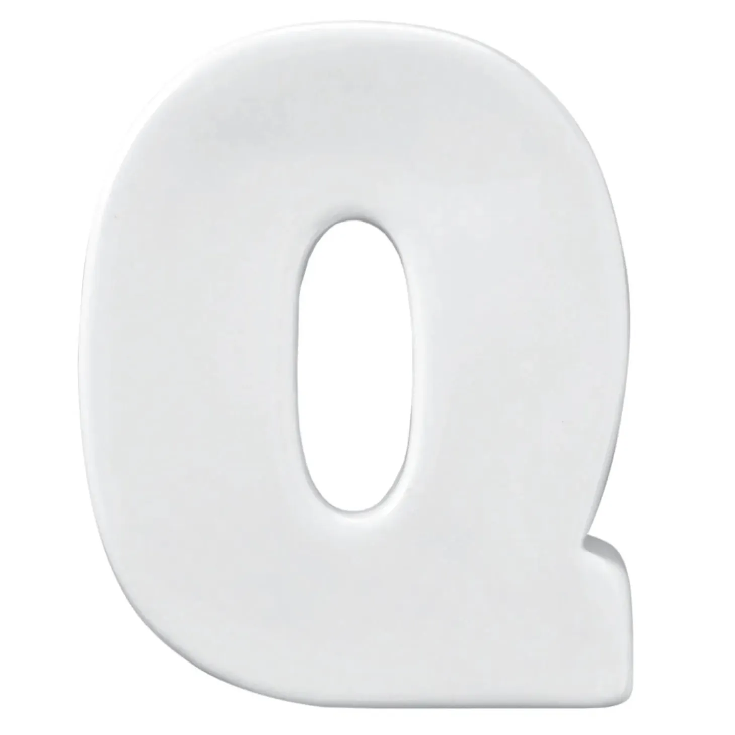 Paint Your Own Porcelain Letter Q
