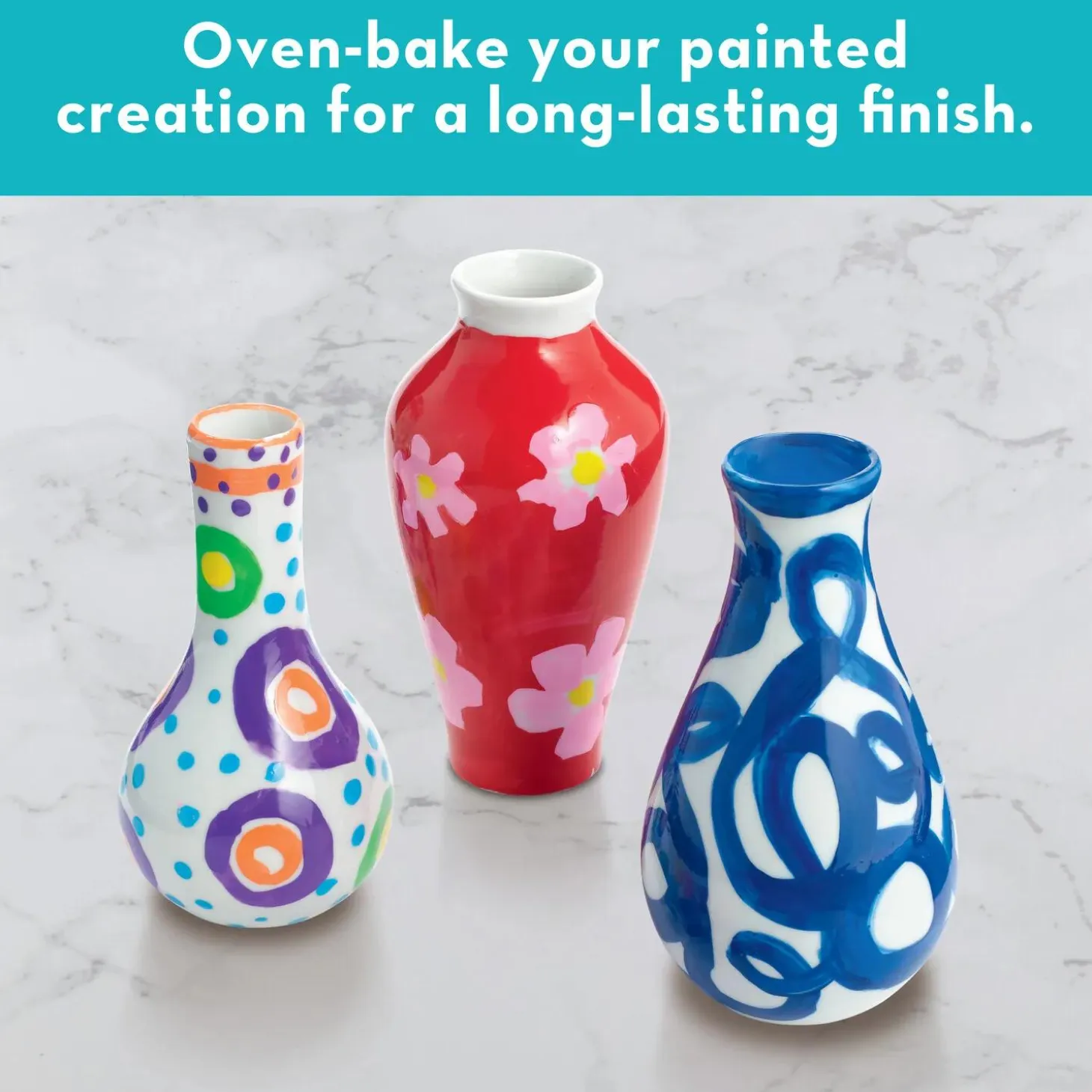 Paint Your Own Porcelain Vases
