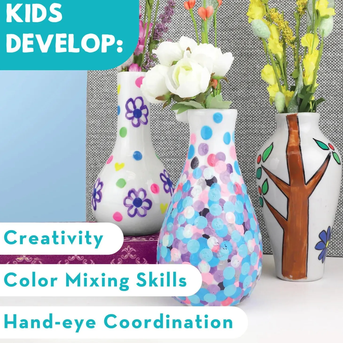Paint Your Own Porcelain Vases