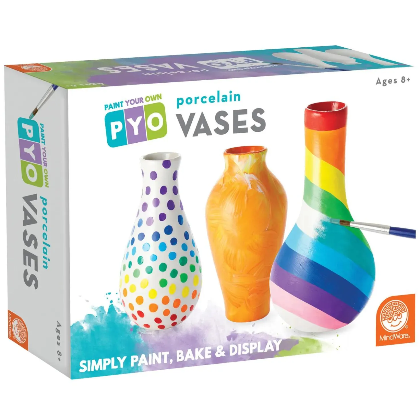 Paint Your Own Porcelain Vases