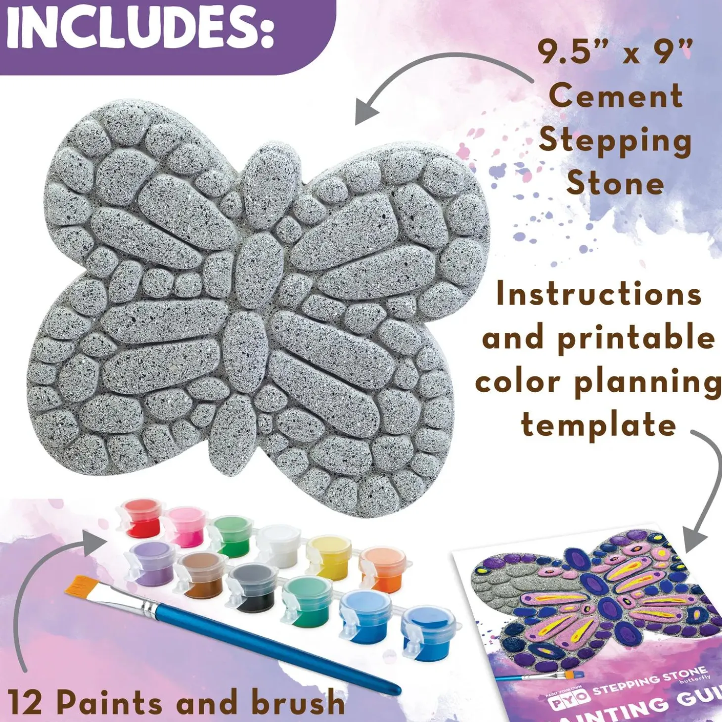 Paint Your Own Stepping Stone: Butterfly