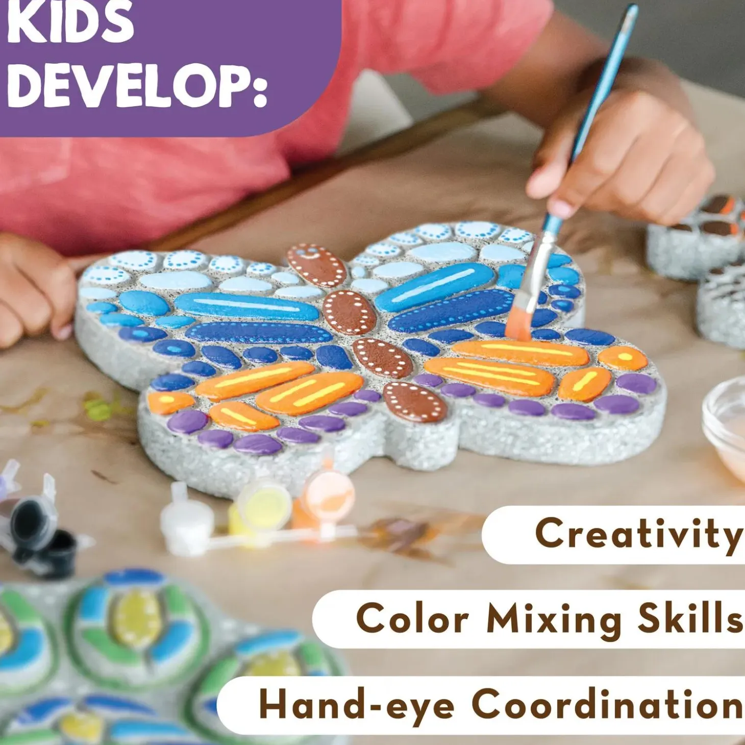 Paint Your Own Stepping Stone: Butterfly