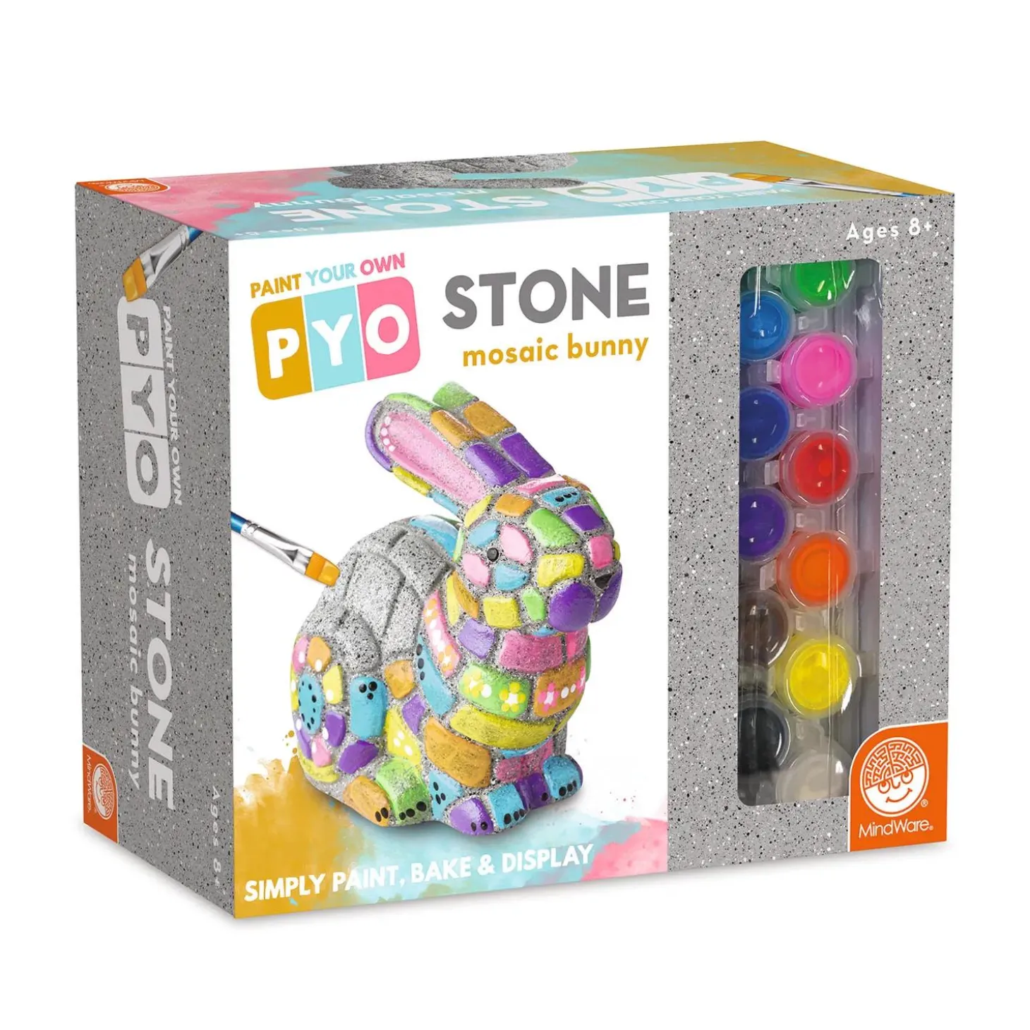 Paint Your Own Stone: Mosaic Bunny