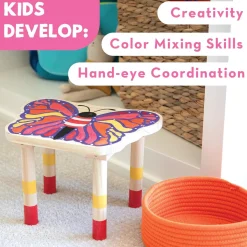 Paint Your Own Stool: Butterfly
