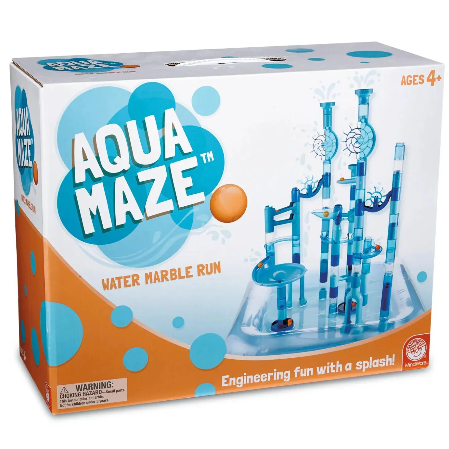 125 Piece Aqua Maze Marble Run