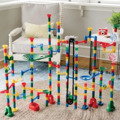 400 Piece Colossal Elevator Marble Run with Storage Bin