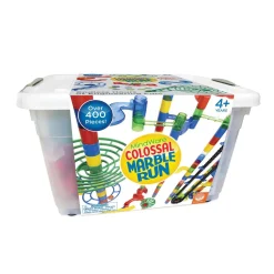 400 Piece Colossal Elevator Marble Run with Storage Bin