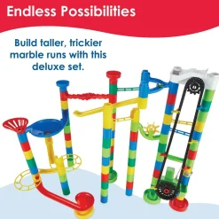 110 Piece Elevator Marble Run