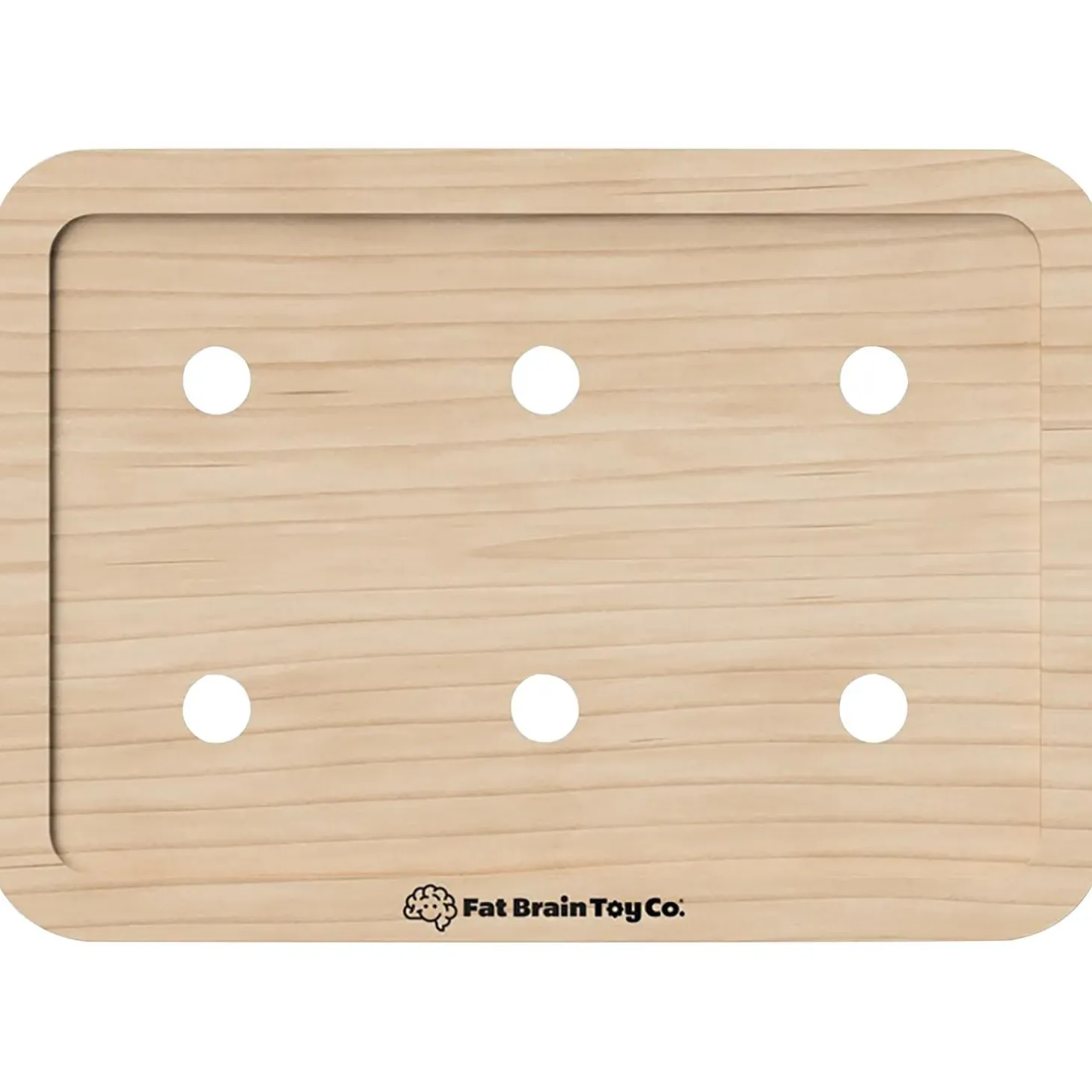 PlayTab Modular Wooden Activity Board – Magnetic Base for Sensory Play Tiles