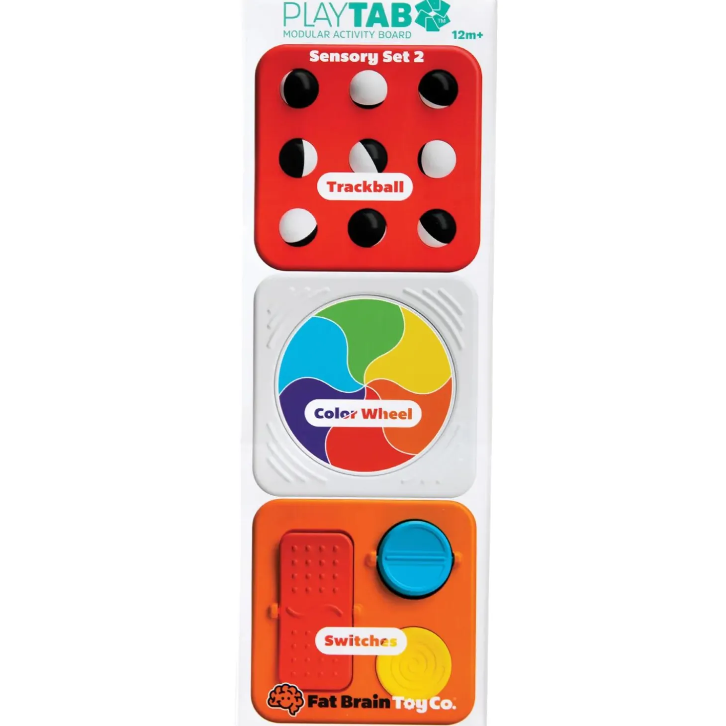 PlayTab Tiles 3-Pack: Twist, Switch & Color Pop Sensory Set