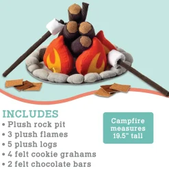 Plush Campfire Set