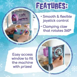 Polar Prize Claw Machine & Squishy Animals: Set of 2