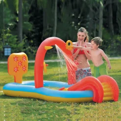 Pool Central - 7ft Inflatable Children's Interactive Water Play Center