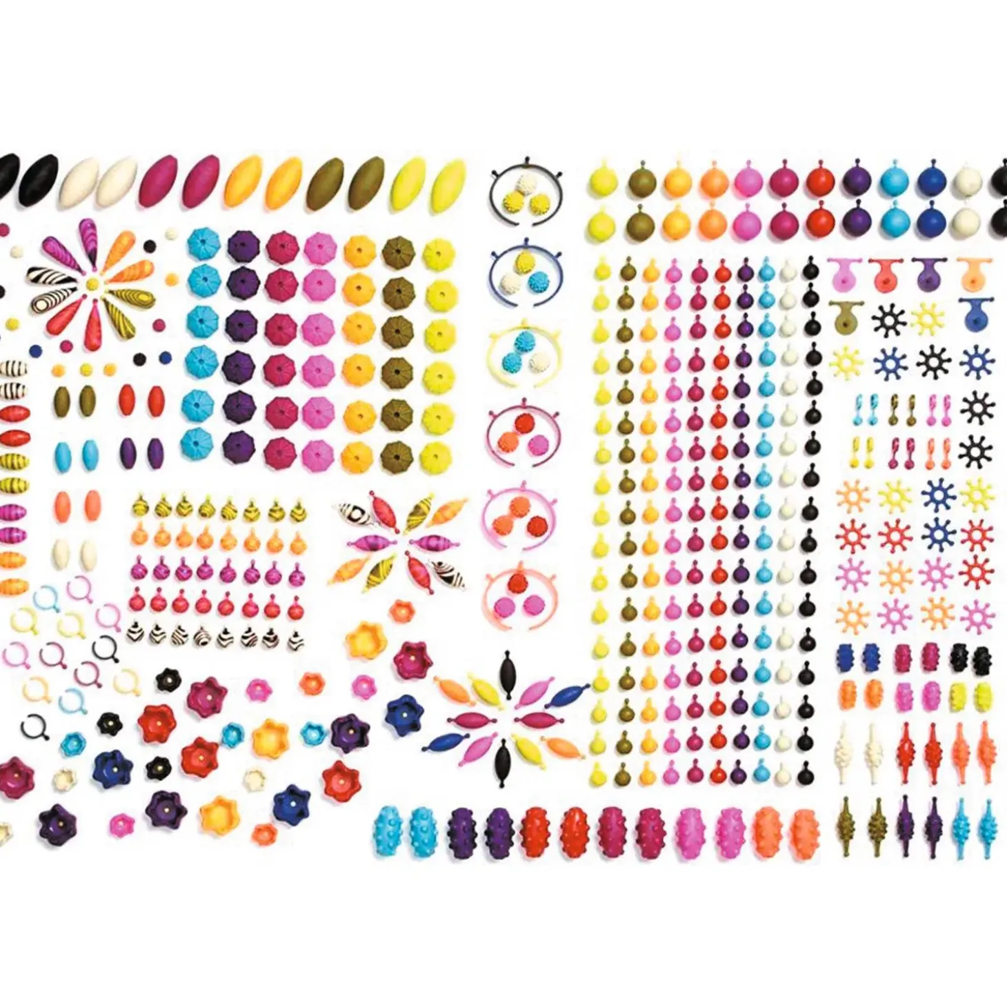 Pop-Arty Beads 500 Piece Snap-Together Bead Set