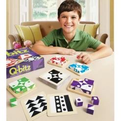 Q-bitz™ Fast-Paced Visual Puzzle Game for Kids & Adults