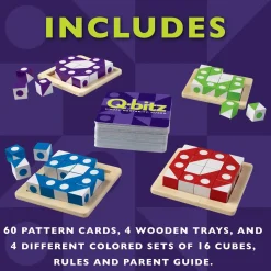 Q-bitz™ Fast-Paced Visual Puzzle Game for Kids & Adults