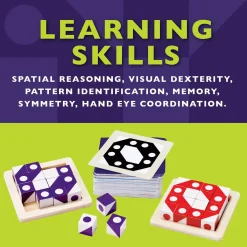 Q-bitz™ Fast-Paced Visual Puzzle Game for Kids & Adults