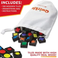 Qwirkle Tile Matching Game – Award-Winning Strategy Game for Family Game Night