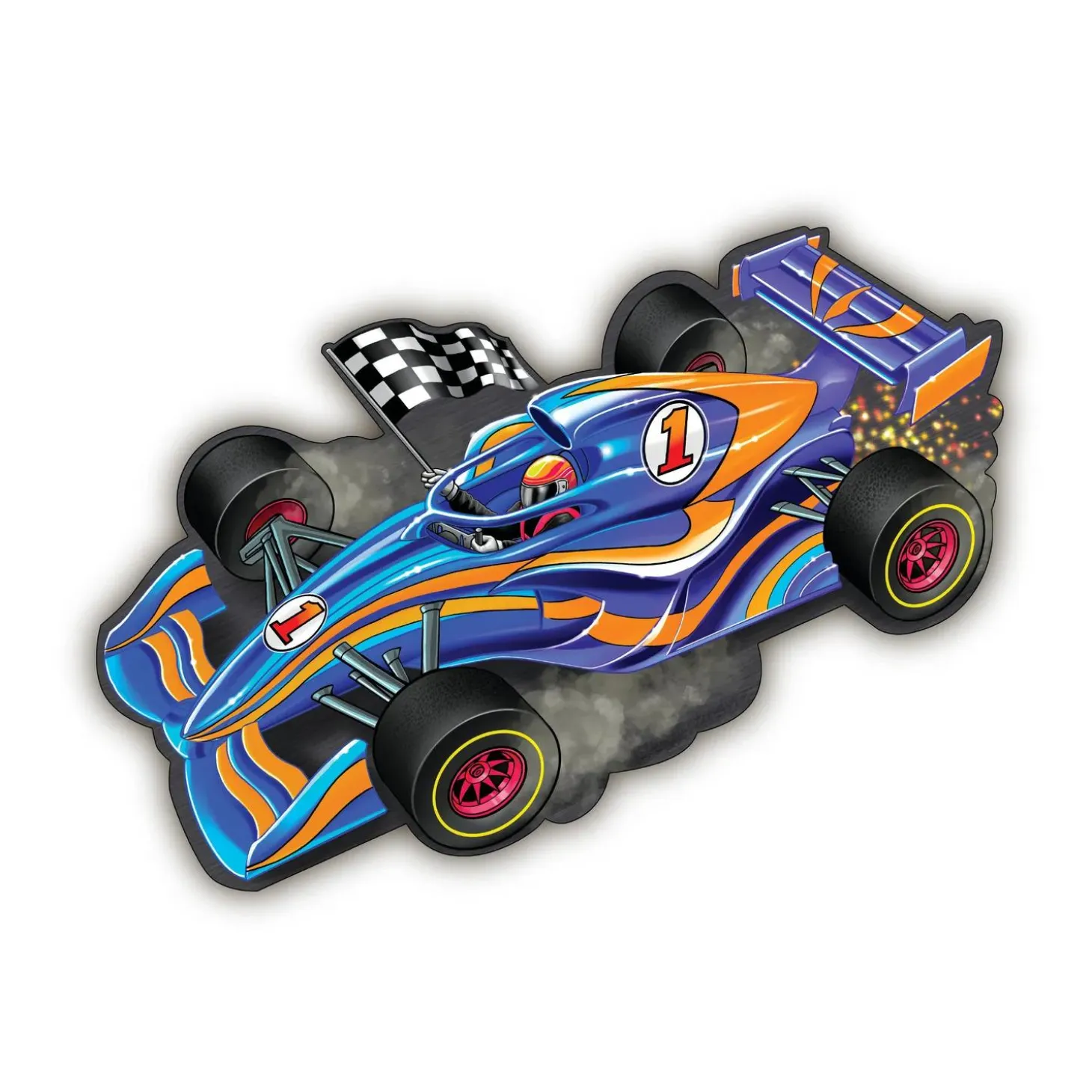 Racecar Floor Puzzle