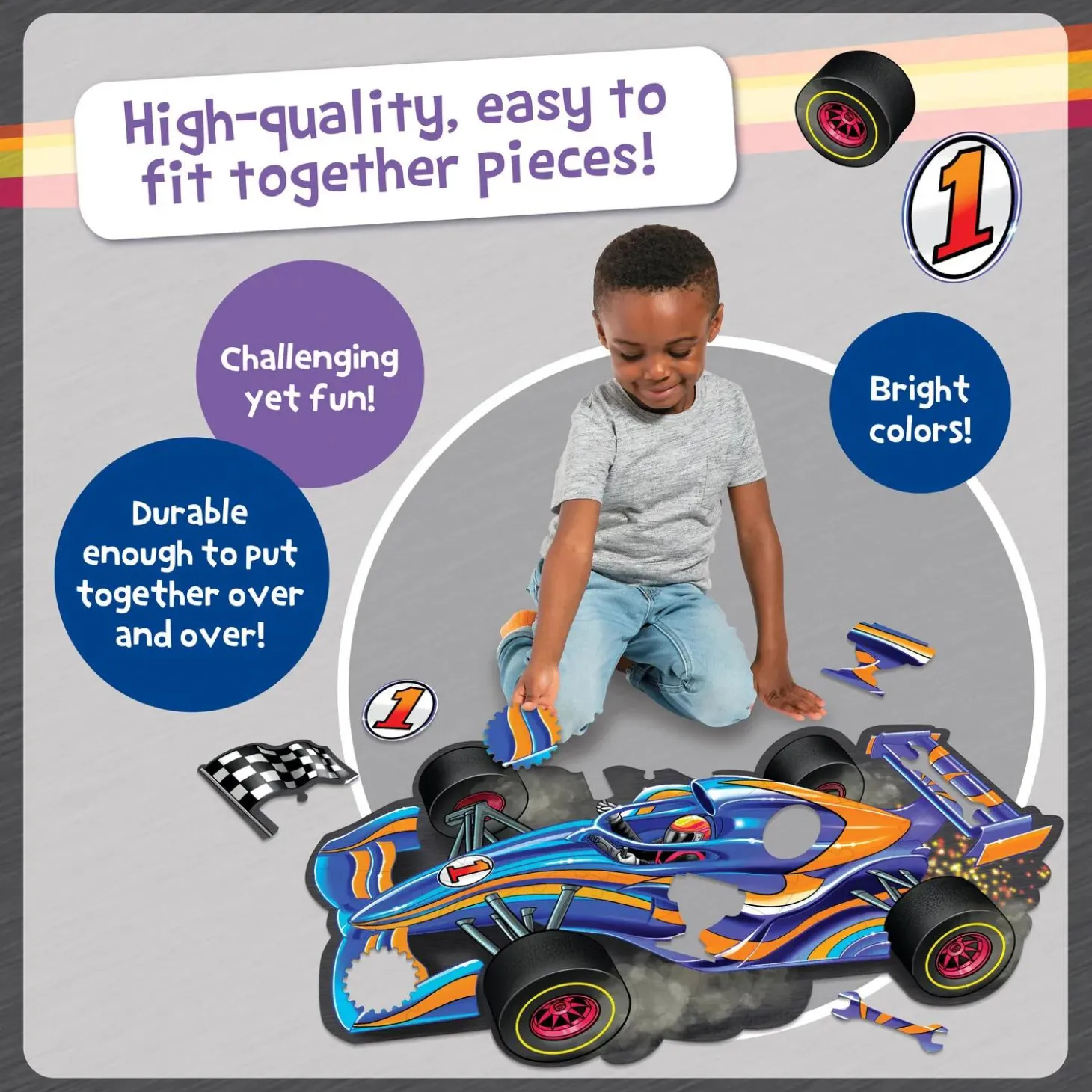 Racecar Floor Puzzle