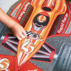 Racecar Shaped Floor Puzzle