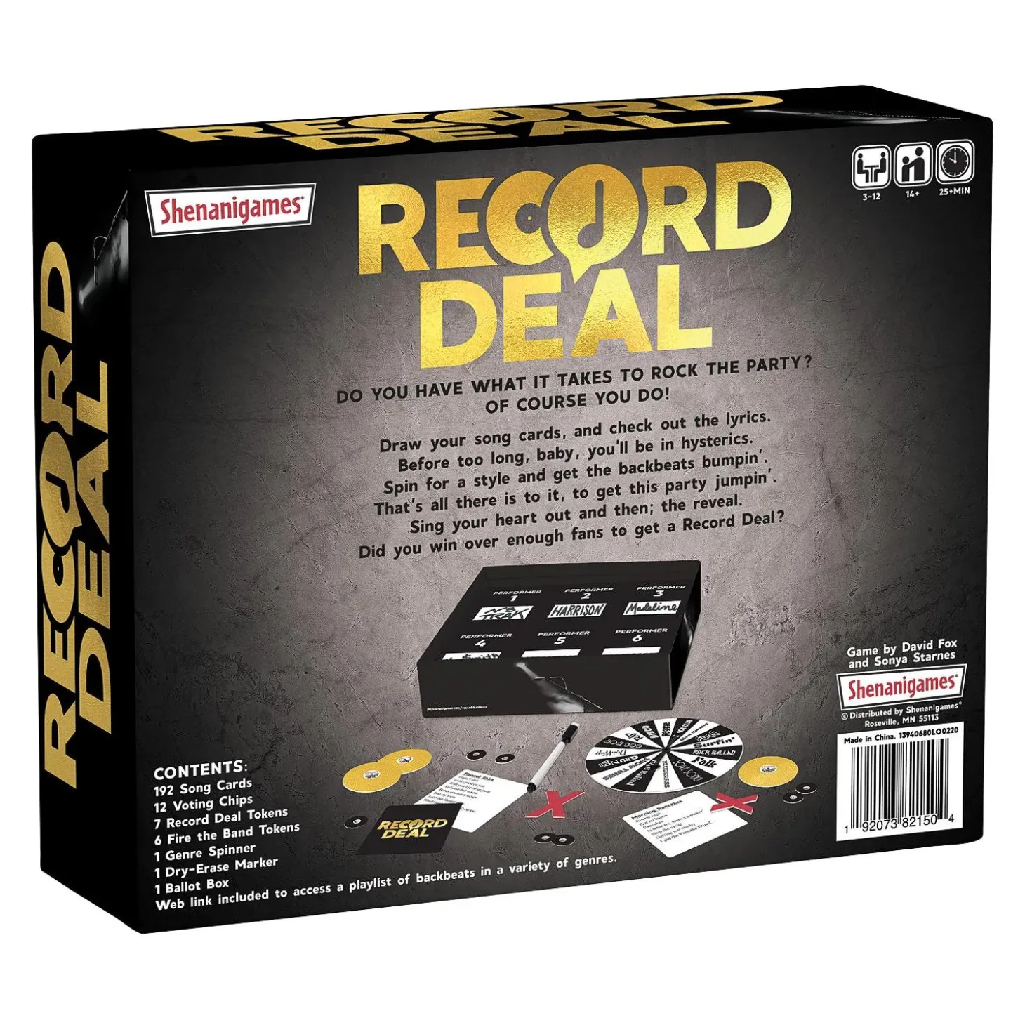 Record Deal Party Game
