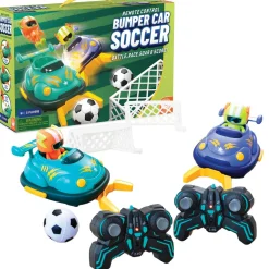 Remote Control Bumper Car Soccer – 2-Player Rechargeable Arena Action Set