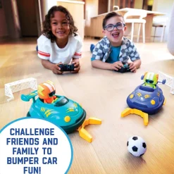 Remote Control Bumper Car Soccer – 2-Player Rechargeable Arena Action Set