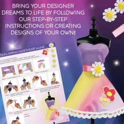 Run the Runway Fashion Design Kit – Creative Dress Styling & Sketching Set for Kids