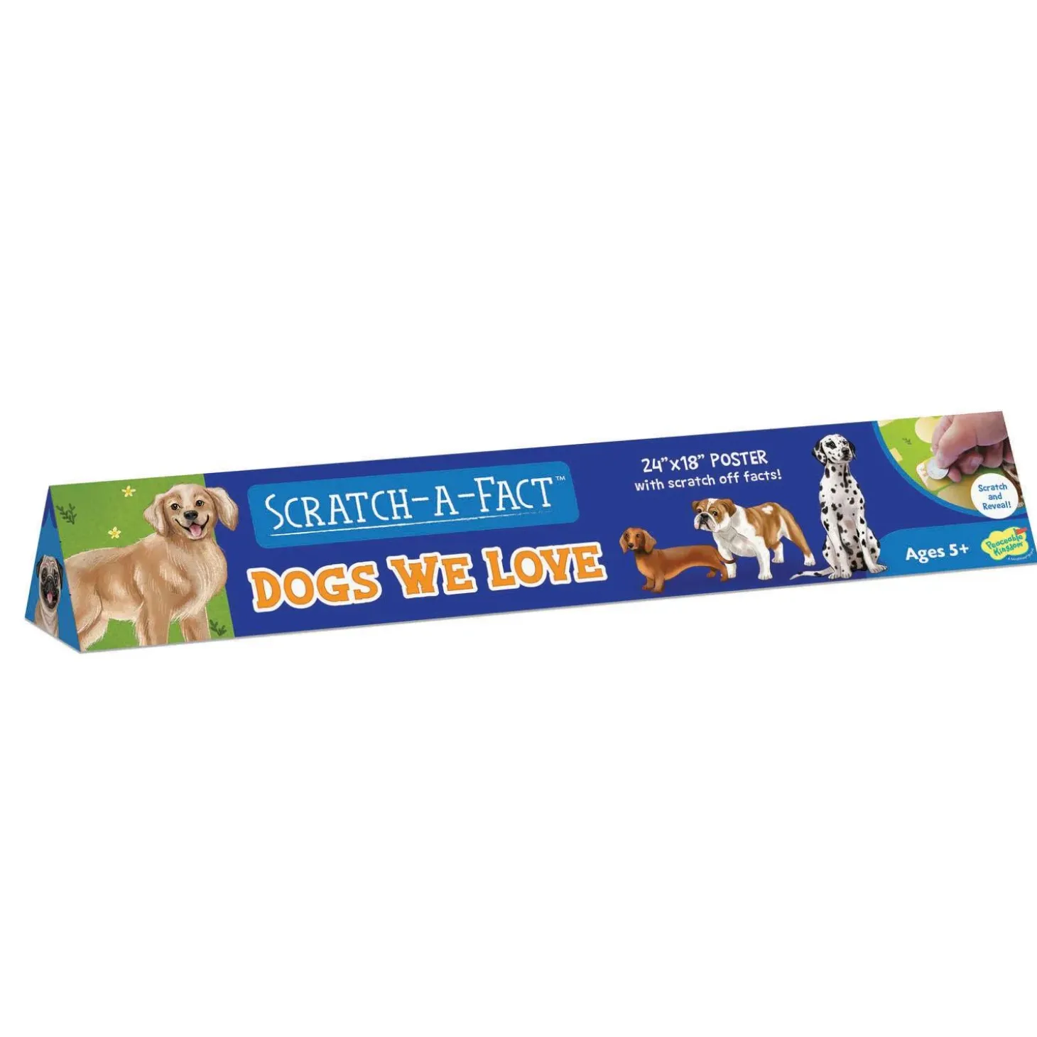 Scratch-a-Fact Poster: Dogs We Love