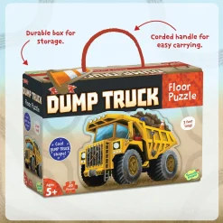 Shiny Dump Truck Floor Puzzle