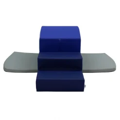 SoftScape Playtime Tunnel Climber Plus - Navy/Powder Blue