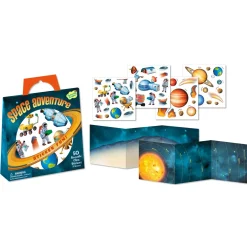 Space Adventure Reusable Sticker Tote