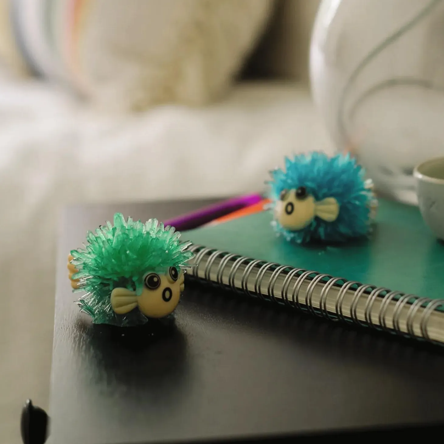 Sparkle Formations: Crystal Puffer Fish