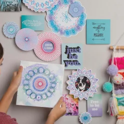 Spirograph Mandala Maker Art Drawing Kit