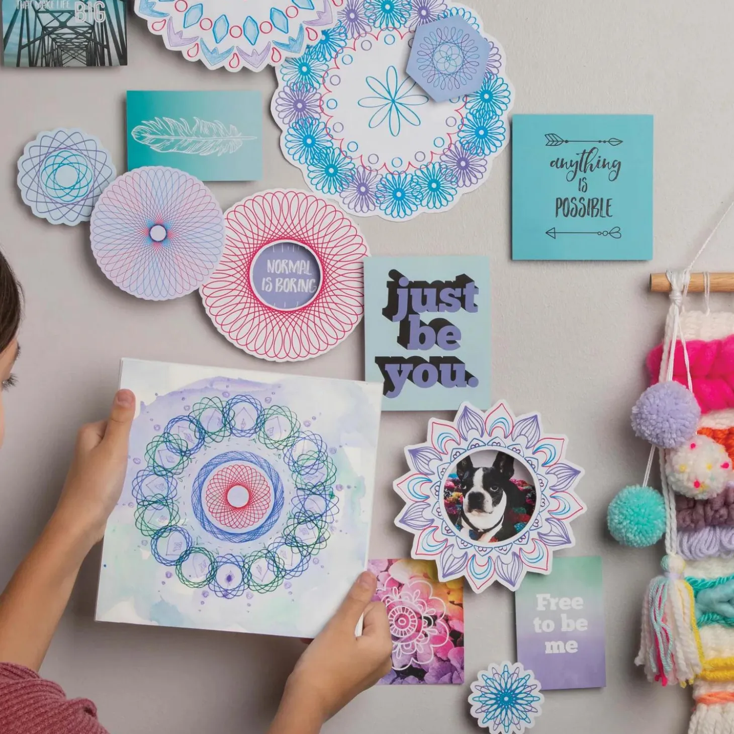 Spirograph Mandala Maker Art Drawing Kit