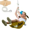 Swurfer Swift Curved Solid Maple Swing
