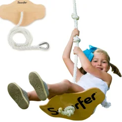 Swurfer Swift Curved Solid Maple Swing