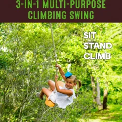 Swurfer Swift Curved Solid Maple Swing
