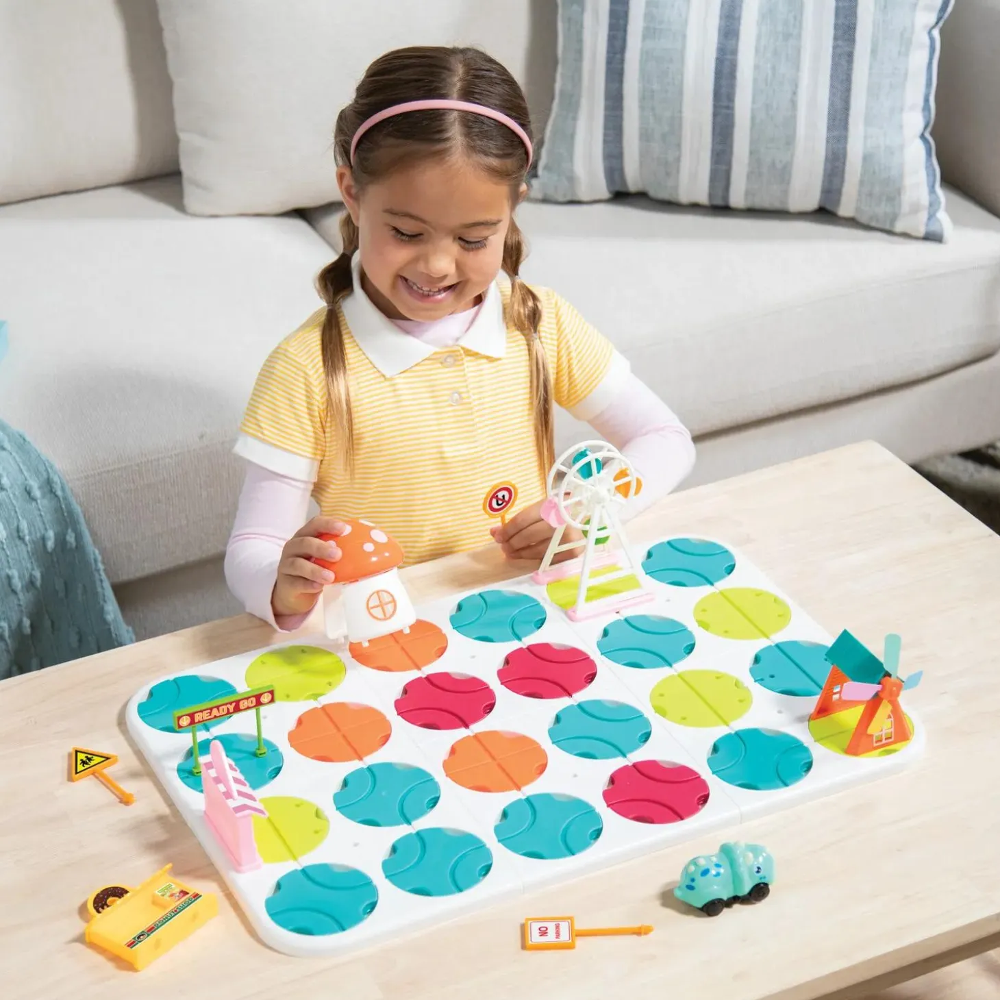 Twist-a-Maze Dino Fair Frenzy Toddler Puzzle Track Vehicle Set