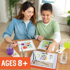 Two Creative Watercolor Paint Set for Two - Guided Art Kit with Video Lessons