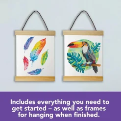 Two Creative Watercolor Paint Set for Two - Guided Art Kit with Video Lessons