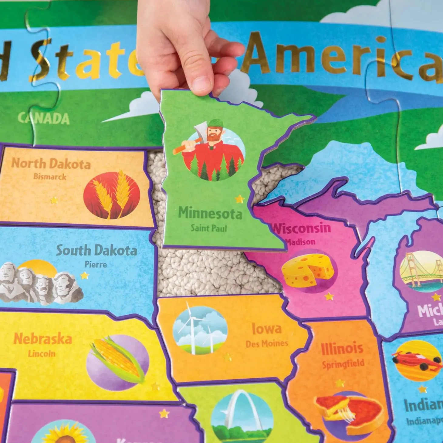 USA Floor Puzzle